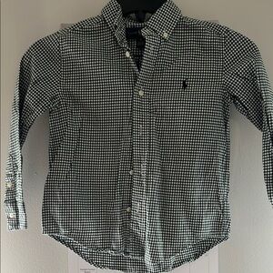 Polo by Ralph Lauren boy’s Green Checkered Shirt
